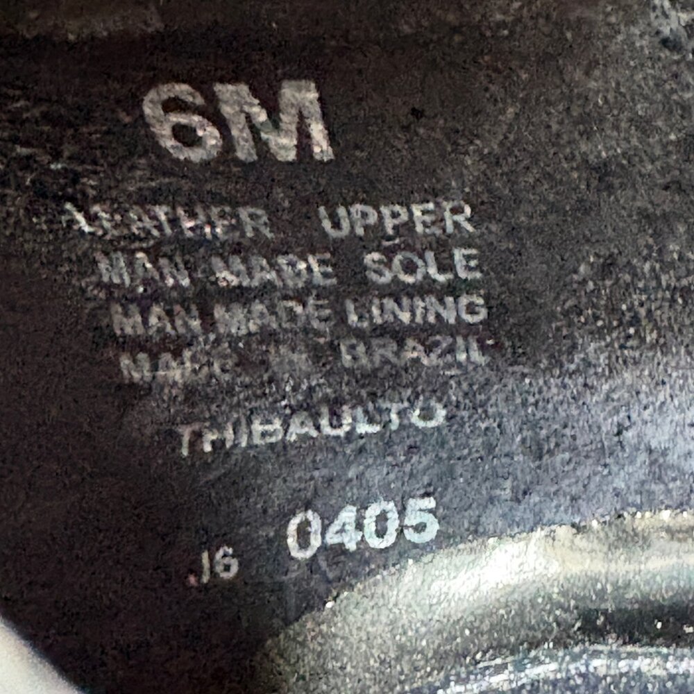 Nine West Navy Leather Heeled Loafers – Size 6 - Picture 7 of 10